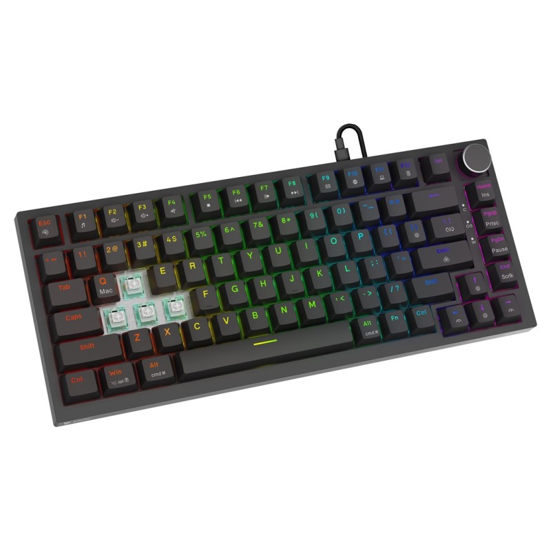 Savio ASTRAL BLACK JADE keyboard Gaming USB QWERTY US International