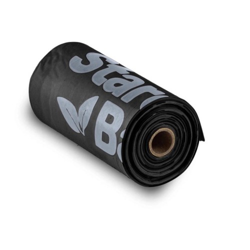 STARCHBAG BIO compostable poop bags black – 1x15 pcs STARCHBAG BIO compostable poop bags black – 1x15 pcs