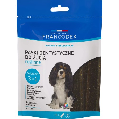 FRANCODEX Dental Strips S - dog treat - 15 FRANCODEX Dental Strips S - dog treat - 15