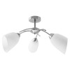 Activejet Classic chandelier pendant ceiling lamp NIKITA nickel triple 3xE27 for living room Activejet Classic chandelier pendant ceiling lamp NIKITA nickel triple 3xE27 for living room