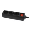 Gembird EG-PSU3F-01 surge protector Black 3 AC outlet(s) 230 V 0.6 m Gembird EG-PSU3F-01 surge protector Black 3 AC outlet(s) 230 V 0.6 m