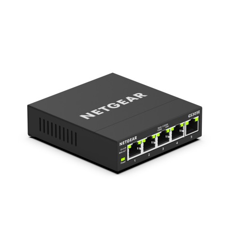 NETGEAR GS305E Managed Gigabit Ethernet (10/100/1000) Black