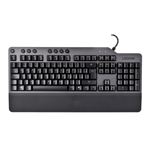Lenovo Legion K500 keyboard USB QWERTZ Black, Grey