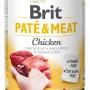 BRIT Paté & Meat with chicken - wet dog food - 800g