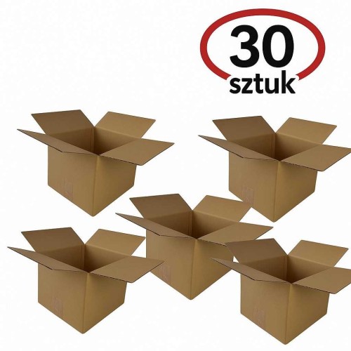 Flap carton BESTPAK 200x120x80 mm 3W 320G/M2 30 pcs. Grey-brown