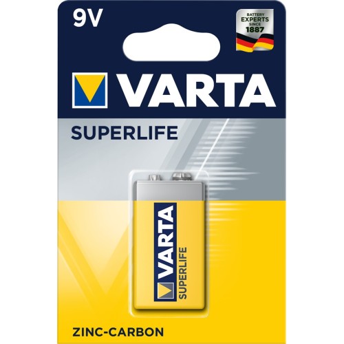 Varta Superlife 9V Single-use battery Zinc-carbon Varta Superlife 9V Single-use battery Zinc-carbon