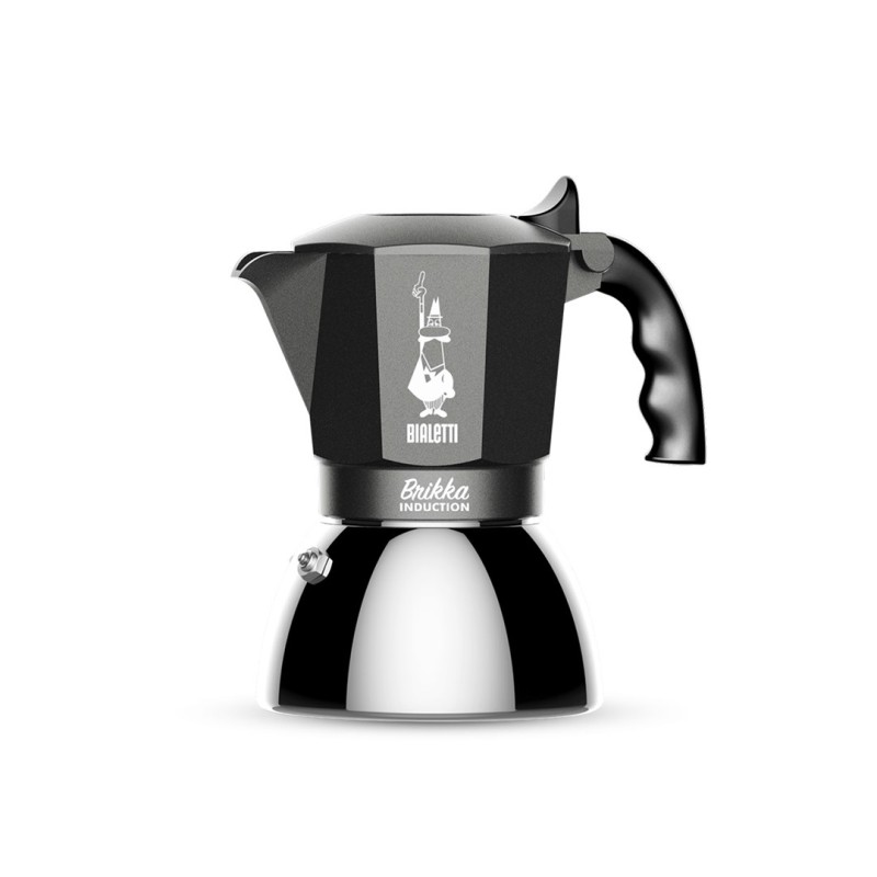 Coffee maker BIALETTI BRIKKA INDUCTION 4TZ 180 ml Anthracite, Silver