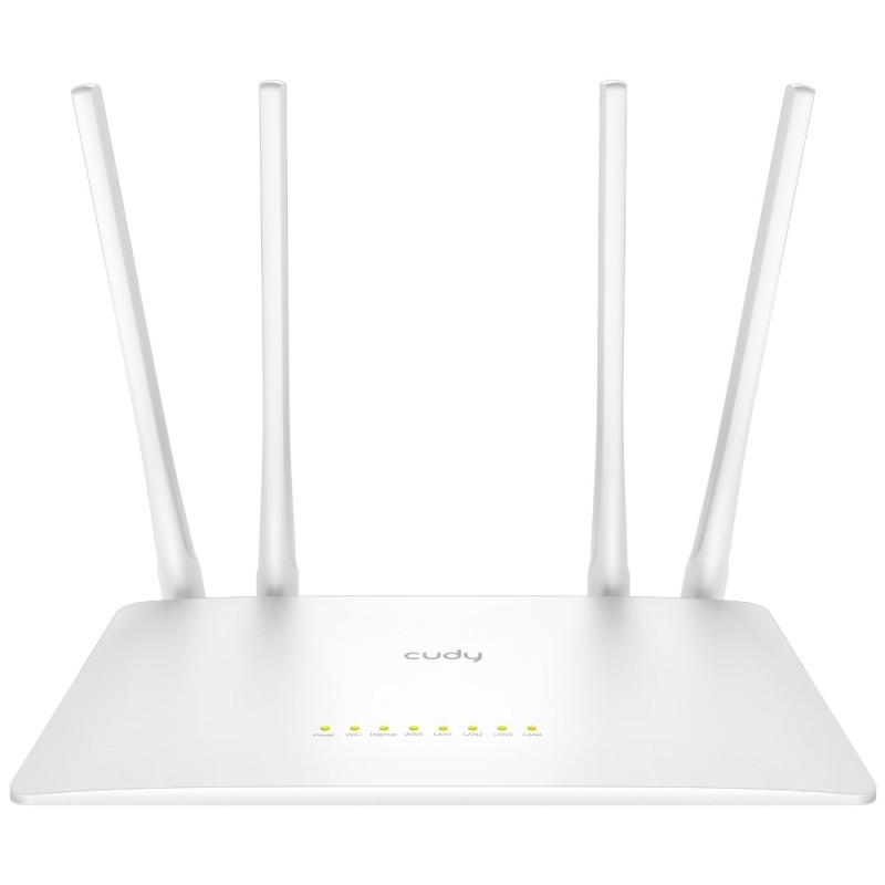 Cudy WR1200 wireless router Fast Ethernet Dual-band (2.4 GHz / 5 GHz) White