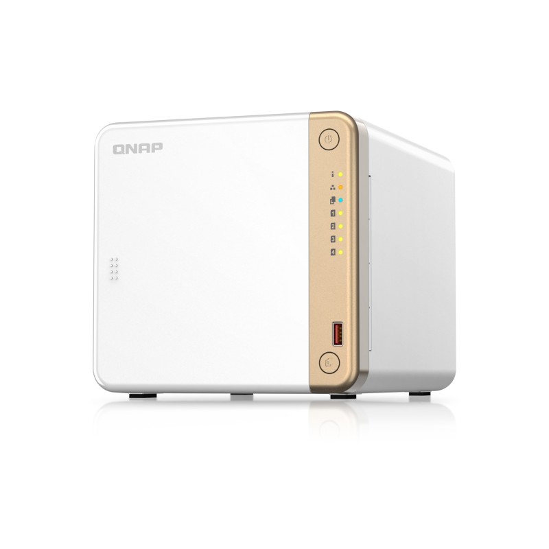QNAP TS-462-4G NAS/storage server Tower Ethernet LAN White N4505 QNAP TS-462-4G NAS/storage server Tower Ethernet LAN White N4505