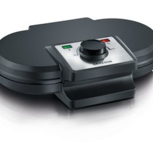 SEVERIN DOUBLE WAFFLE IRON, STEEL, 1200W WA2106 SEVERIN DOUBLE WAFFLE IRON, STEEL, 1200W WA2106
