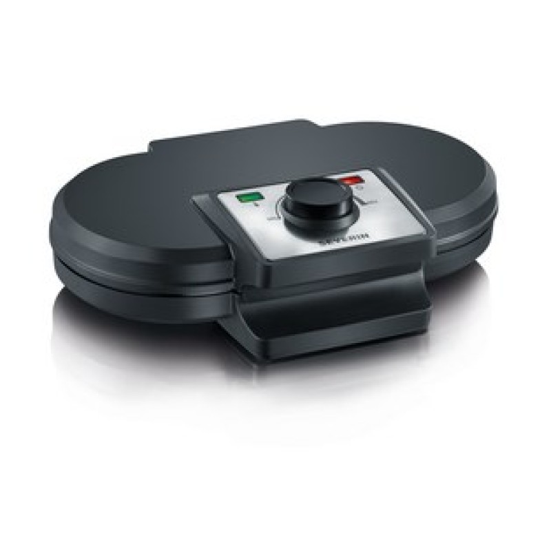 SEVERIN DOUBLE WAFFLE IRON, STEEL, 1200W WA2106 SEVERIN DOUBLE WAFFLE IRON, STEEL, 1200W WA2106