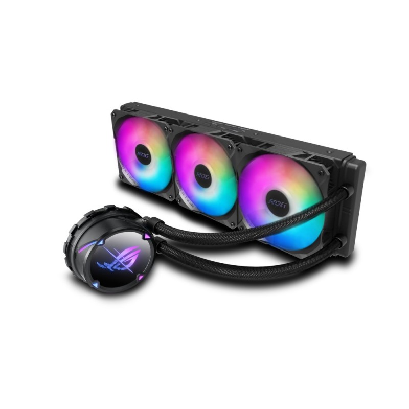 ASUS ROG STRIX LC II 360 ARGB Processor All-in-one liquid cooler 12 cm Black ASUS ROG STRIX LC II 360 ARGB Processor All-in-one liquid cooler 12 cm Black