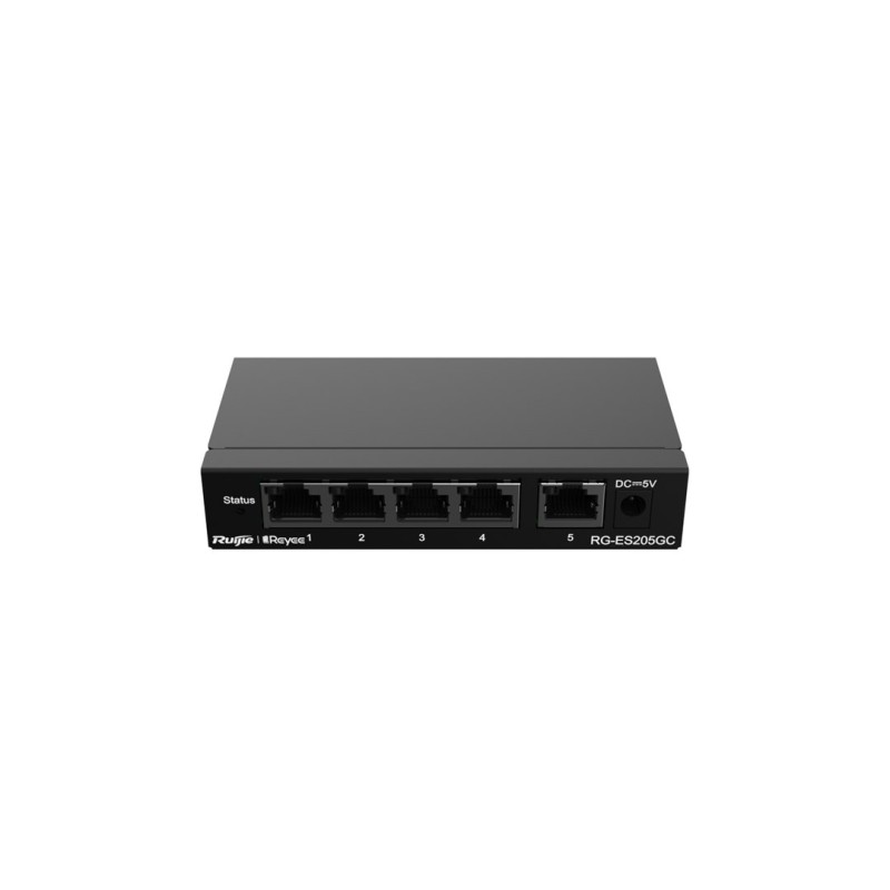 Ruijie Networks RG-ES205GC network switch Managed L2 Gigabit Ethernet (10/100/1000) Black Ruijie Networks RG-ES205GC network switch Managed L2 Gigabit Ethernet (10/100/1000) Black