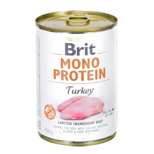 BRIT Mono Protein Turkey - Wet dog food - 400 g BRIT Mono Protein Turkey - Wet dog food - 400 g