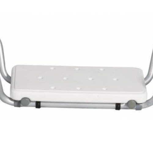 Recessed bench for bathtub - adjustable