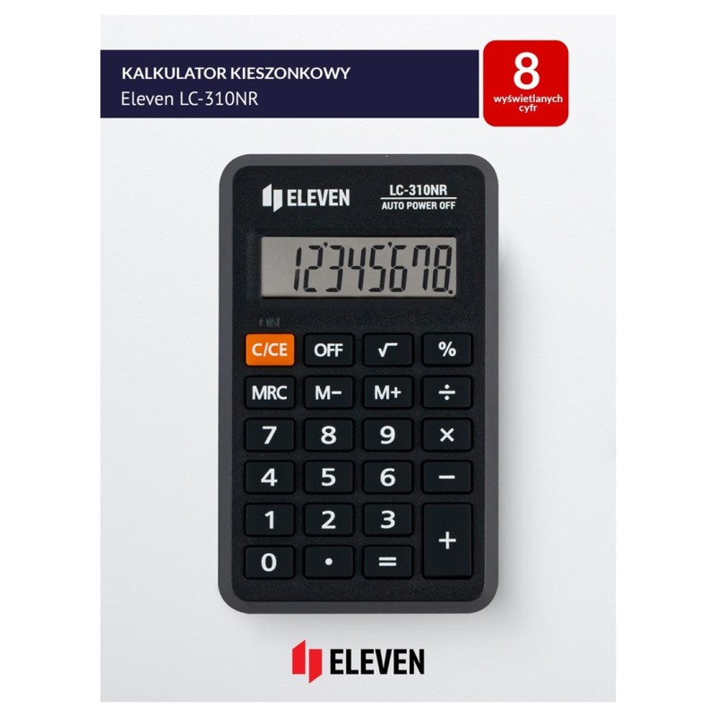 Eleven LC-310NR pocket calculator Eleven LC-310NR pocket calculator