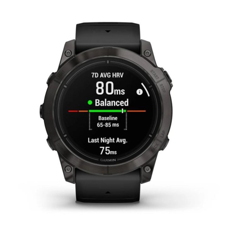 Garmin EPIX PRO g2 51mm Sapphire Carbon Gray DLC Titanium Black Garmin EPIX PRO g2 51mm Sapphire Carbon Gray DLC Titanium Black
