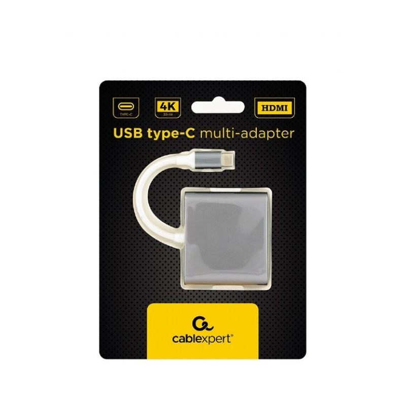 Gembird A-CM-HDMIF-02-SG USB graphics adapter 3840 x 2160 pixels Grey Gembird A-CM-HDMIF-02-SG USB graphics adapter 3840 x 2160 pixels Grey