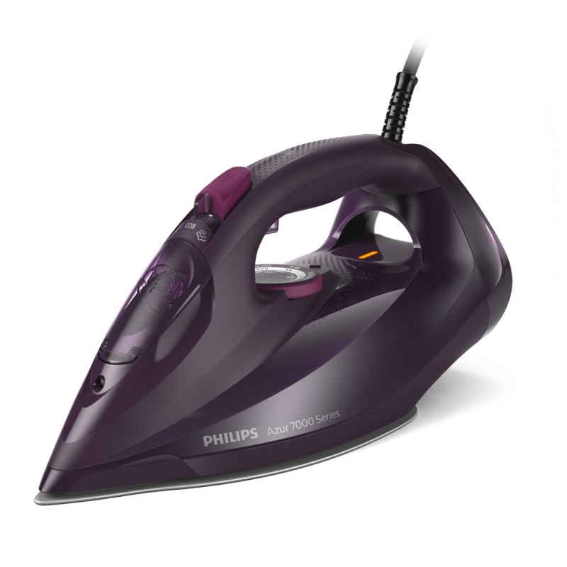 Philips 7000 series DST7061/30 iron Steam iron SteamGlide Elite soleplate 3000 W Purple