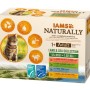 IAMS Naturally Adult Land and Sea collection - wet cat food - 12 x 85g