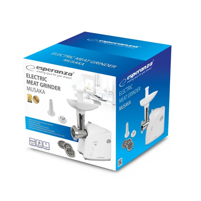 ESPERANZA EKM032 Meat grinder White 2200W ESPERANZA EKM032 Meat grinder White 2200W