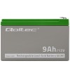 Qoltec 53031 AGM battery | 12V | 9Ah | max 135A Qoltec 53031 AGM battery | 12V | 9Ah | max 135A