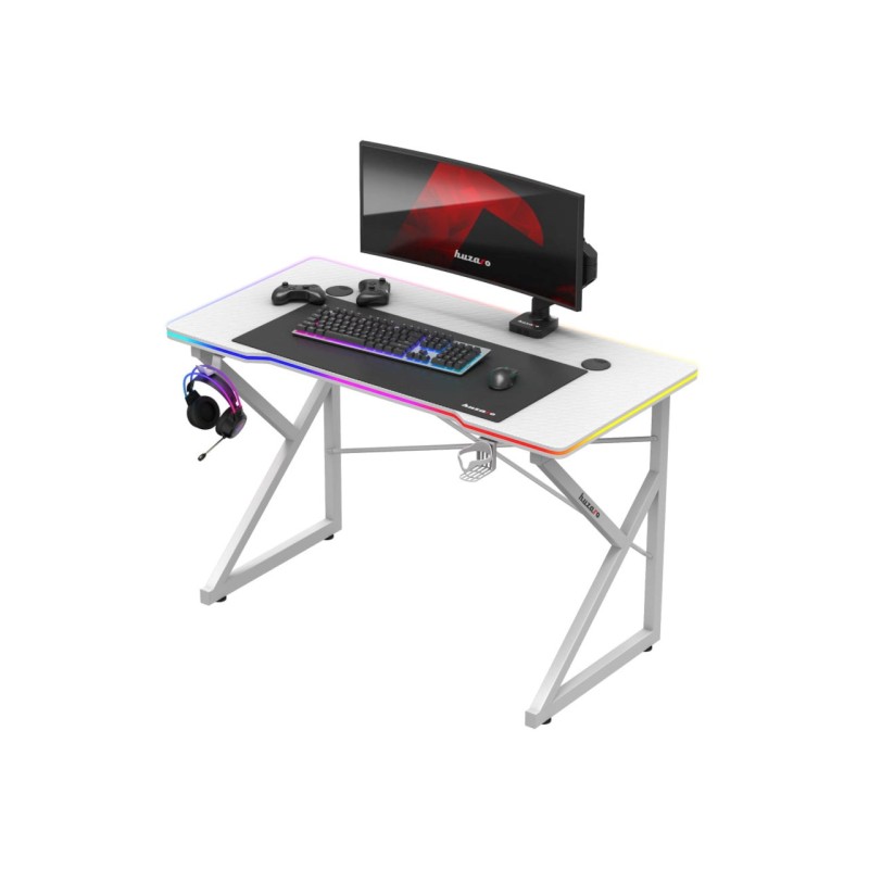 Huzaro Hero 1.7 RGB White - gaming table Huzaro Hero 1.7 RGB White - gaming table