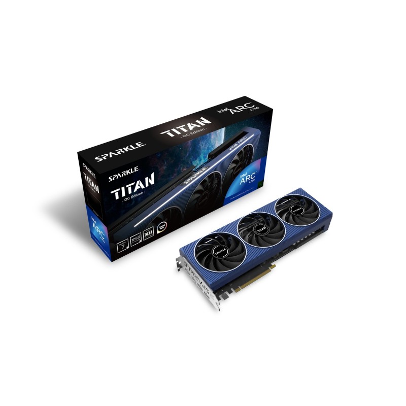 Sparkle Intel Arc A750 TITAN OC Edition 8 GB GDDR6 graphics card Sparkle Intel Arc A750 TITAN OC Edition 8 GB GDDR6 graphics card