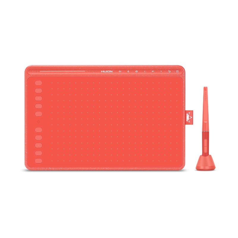 HUION HS611 RED graphic tablet 5080 lpi 258.4 x 161.5 mm USB HUION HS611 RED graphic tablet 5080 lpi 258.4 x 161.5 mm USB