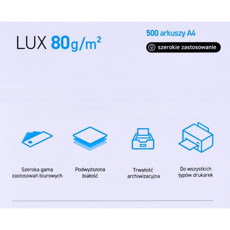 POLLUX printing paper A4 (210x297 mm) Matt 500 sheets White POLLUX printing paper A4 (210x297 mm) Matt 500 sheets White