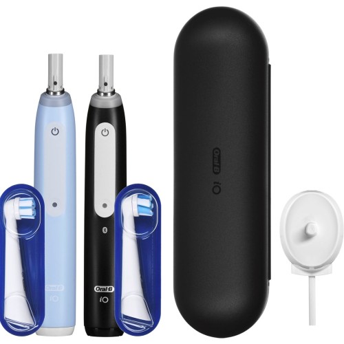 Braun Oral-B iO 3 electric toothbrush set DUO BLACK & BLUE Braun Oral-B iO 3 electric toothbrush set DUO BLACK & BLUE