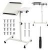Maclean mobile desk/laptop stand, white, height adjustment 59-89cm, max. 30kg , MC-121 W Maclean mobile desk/laptop stand, white, height adjustment 59-89cm, max. 30kg , MC-121 W