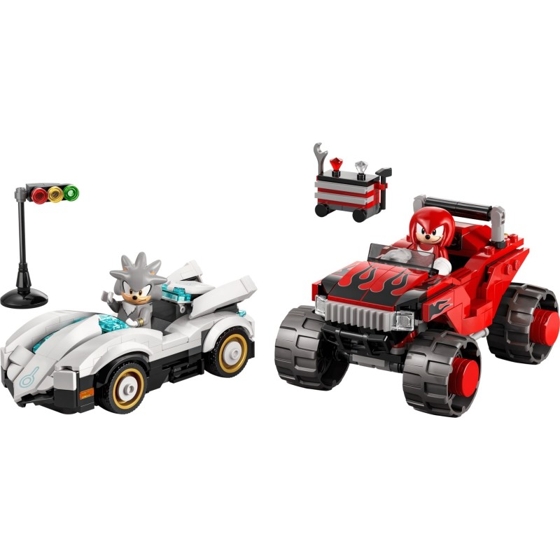 LEGO SONIC THE HEDGEHOG 77118 Silver's Car vs Knuckles' Monster Truck