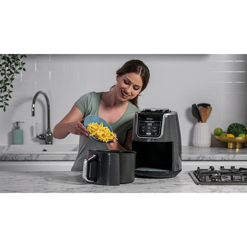 Ninja AF160 Single 5.2 L Stand-alone 1750 W Hot air fryer Grey Ninja AF160 Single 5.2 L Stand-alone 1750 W Hot air fryer Grey