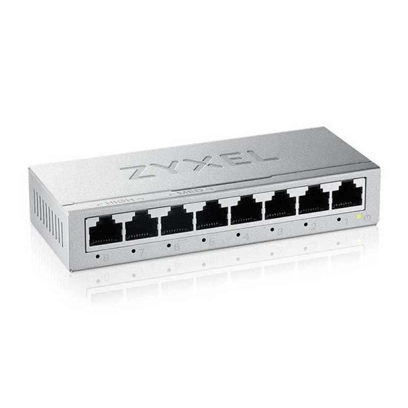 Zyxel GS-108BV5-EU0101F network switch Unmanaged L2 Gigabit Ethernet (10/100/1000) Zyxel GS-108BV5-EU0101F network switch Unmanaged L2 Gigabit Ethernet (10/100/1000)