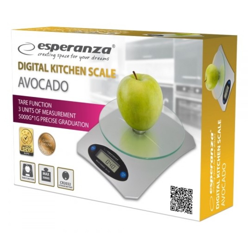 Esperanza EKS006 Electronic kitchen scale Rectangle Esperanza EKS006 Electronic kitchen scale Rectangle