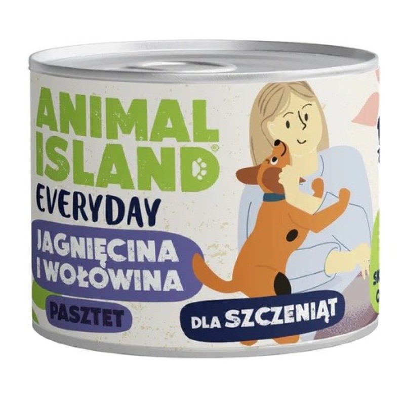 ANIMAL ISLAND Everyday Puppy Beef and lamb - wet dog food - 185g ANIMAL ISLAND Everyday Puppy Beef and lamb - wet dog food - 185g