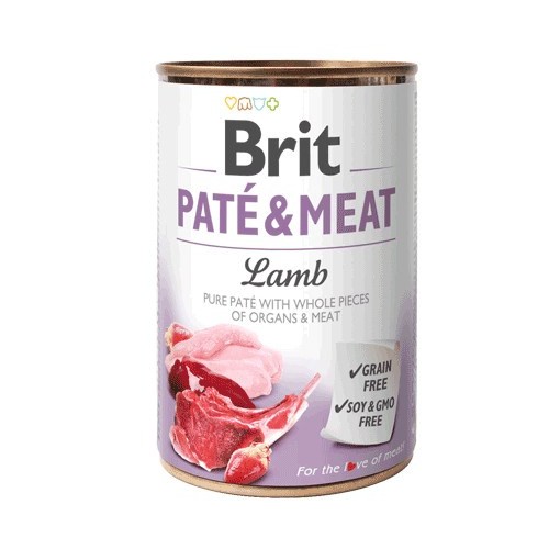BRIT Paté & Meat with lamb - wet dog food - 400g BRIT Paté & Meat with lamb - wet dog food - 400g