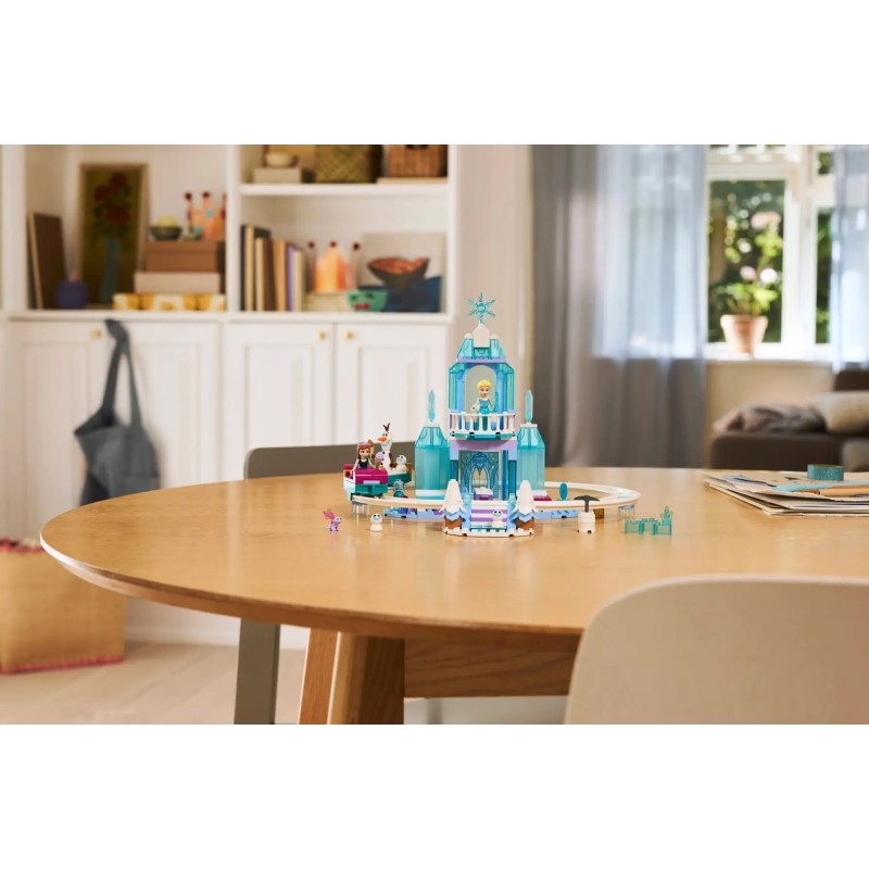 LEGO DISNEY 43281 Elsa's Ice Castle and Snow Ride Adventure