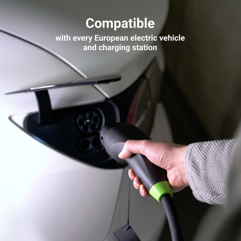 Green Cell EVKABGC01 electric vehicle charging cable Black Type 2 3 5 m Green Cell EVKABGC01 electric vehicle charging cable Black Type 2 3 5 m
