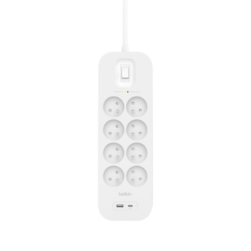 Techly Power Strip 6 Sockets Black with VDE Plug IUPS-PCP-6V Techly Power Strip 6 Sockets Black with VDE Plug IUPS-PCP-6V