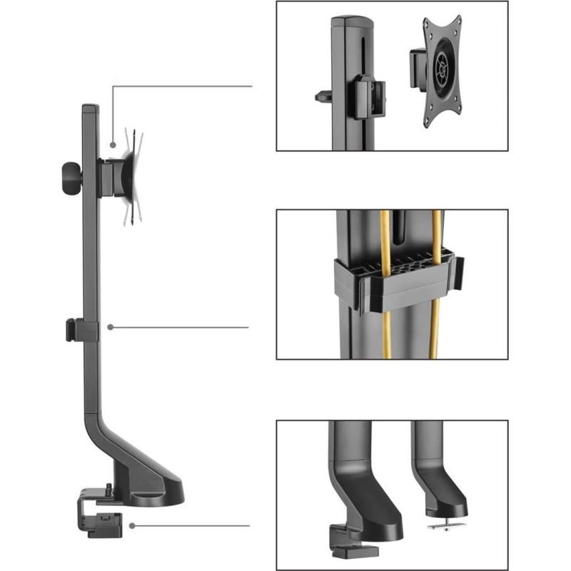 Maclean Monitor Desk Mount 17 Maclean Monitor Desk Mount 17