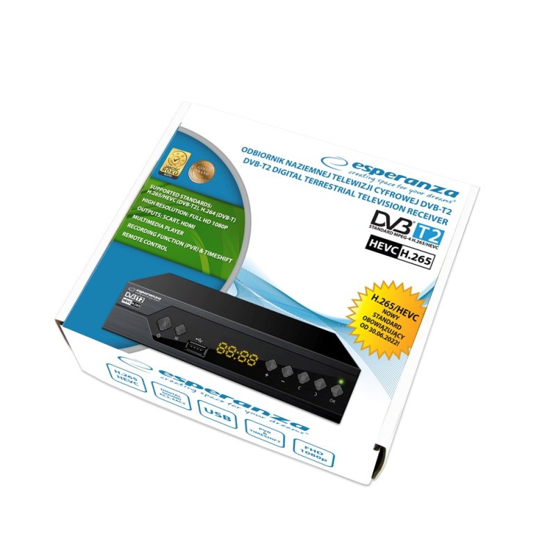 Esperanza EV107R TV set-top box Cable Black Esperanza EV107R TV set-top box Cable Black
