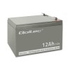 Qoltec 53049 AGM battery | 12V |  12Ah