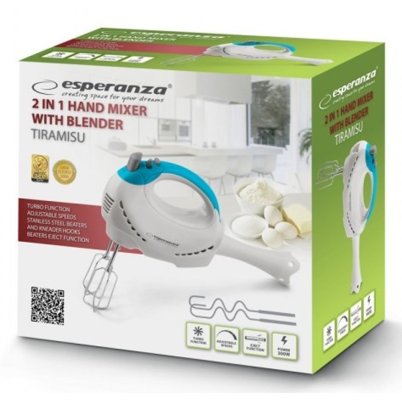 Esperanza EKM010 Hand blender 300 W Esperanza EKM010 Hand blender 300 W