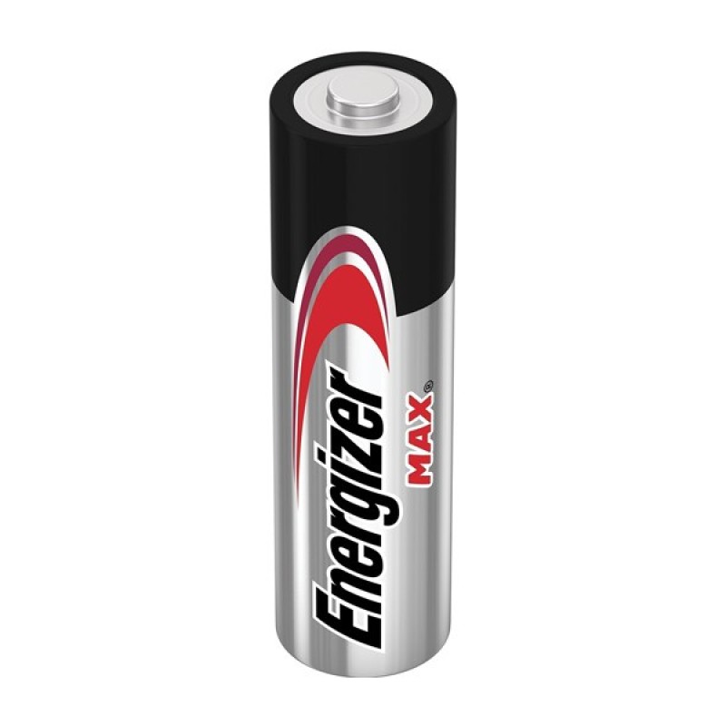 ENERGIZER BATTERIES ALKALINE MAX AA LR6, 4 PIECES, ECO PACKAGING ENERGIZER BATTERIES ALKALINE MAX AA LR6, 4 PIECES, ECO PACKAGING