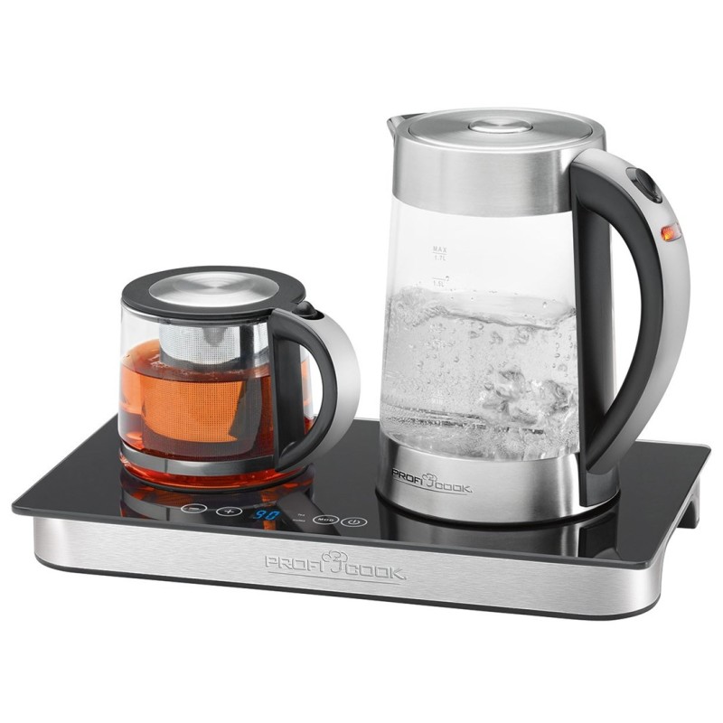 ProfiCook PC-TKS 1056 electric kettle 1.7 L Black, Stainless steel, Transparent ProfiCook PC-TKS 1056 electric kettle 1.7 L Black, Stainless steel, Transparent