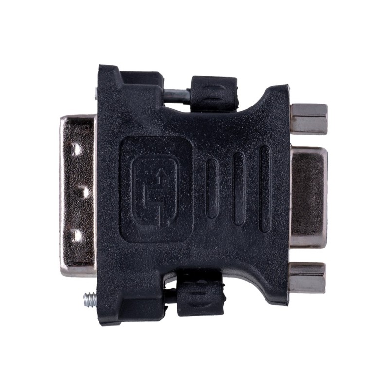 Lanberg AD-0012-BK cable gender changer DVI-I VGA (D-Sub) Black Lanberg AD-0012-BK cable gender changer DVI-I VGA (D-Sub) Black