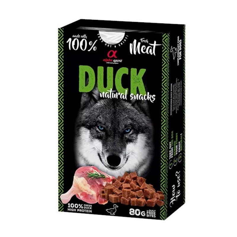 ALPHA SPIRIT Chicken natural snacks - treat for dogs - 80g ALPHA SPIRIT Chicken natural snacks - treat for dogs - 80g