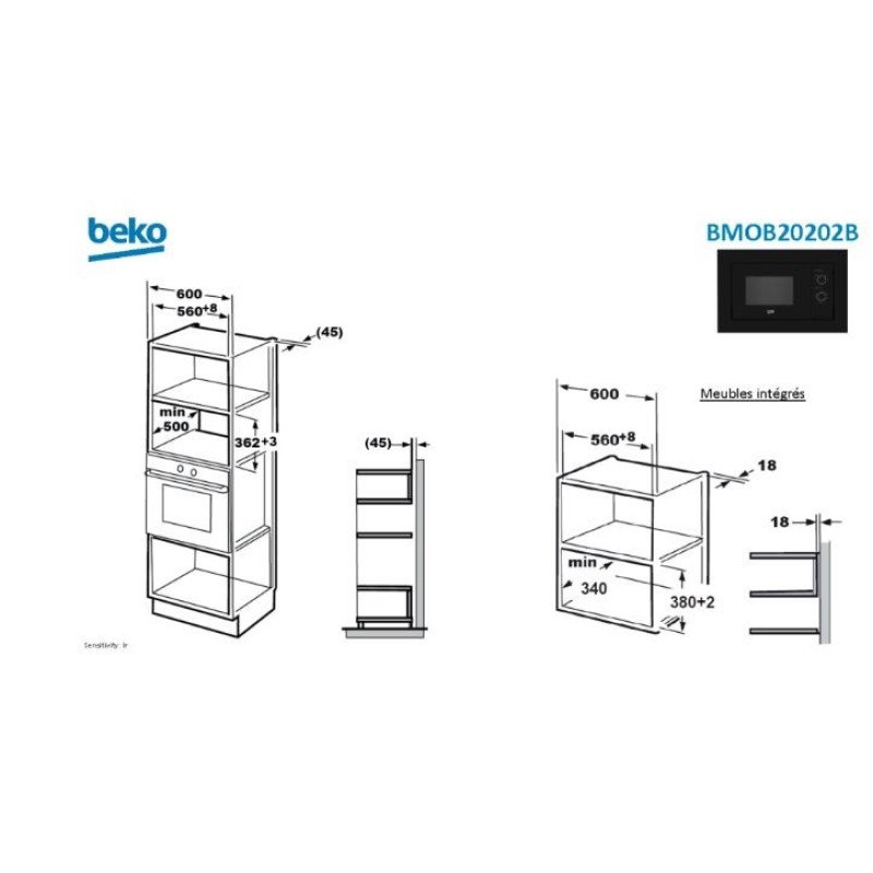 Beko microwave oven BMOB20202B Beko microwave oven BMOB20202B